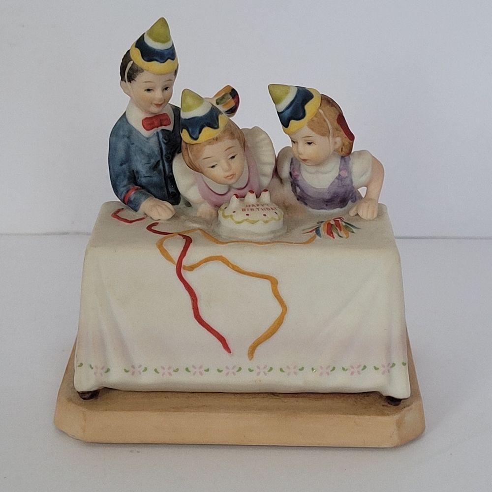 Norman Rockwell "Birthday Party" porcelain figurine